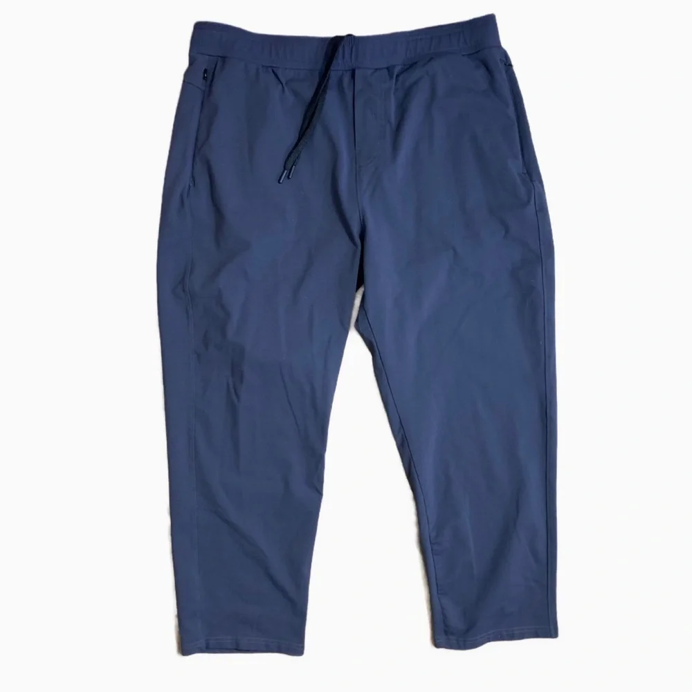 Public Rec Daymaker All Day Everyday Drawstring Jogger Pants 40 Navy Blue